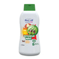 Watermelon scented kids shampoo packaging
