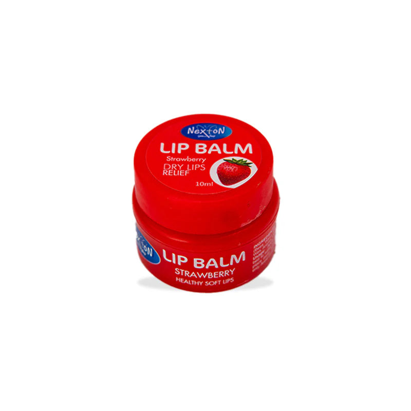 Strawberry flavored lip balm tube 10ml
