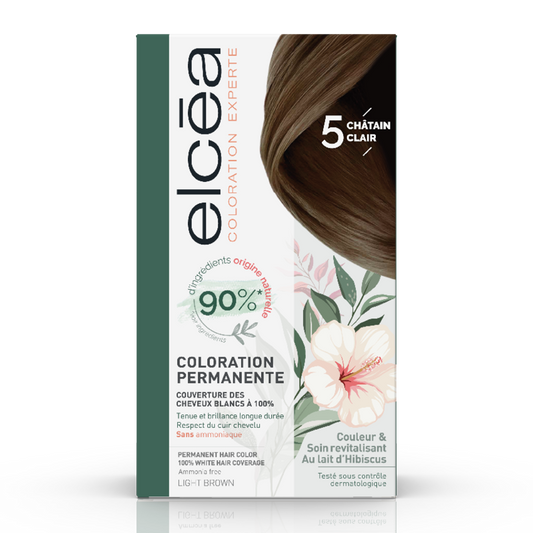 Elcea Châtain Clair 5 Hair Color – Long-Lasting Light Brown Shade
