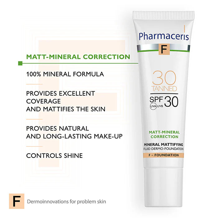Pharmaceris F tanned shade dermo foundation
