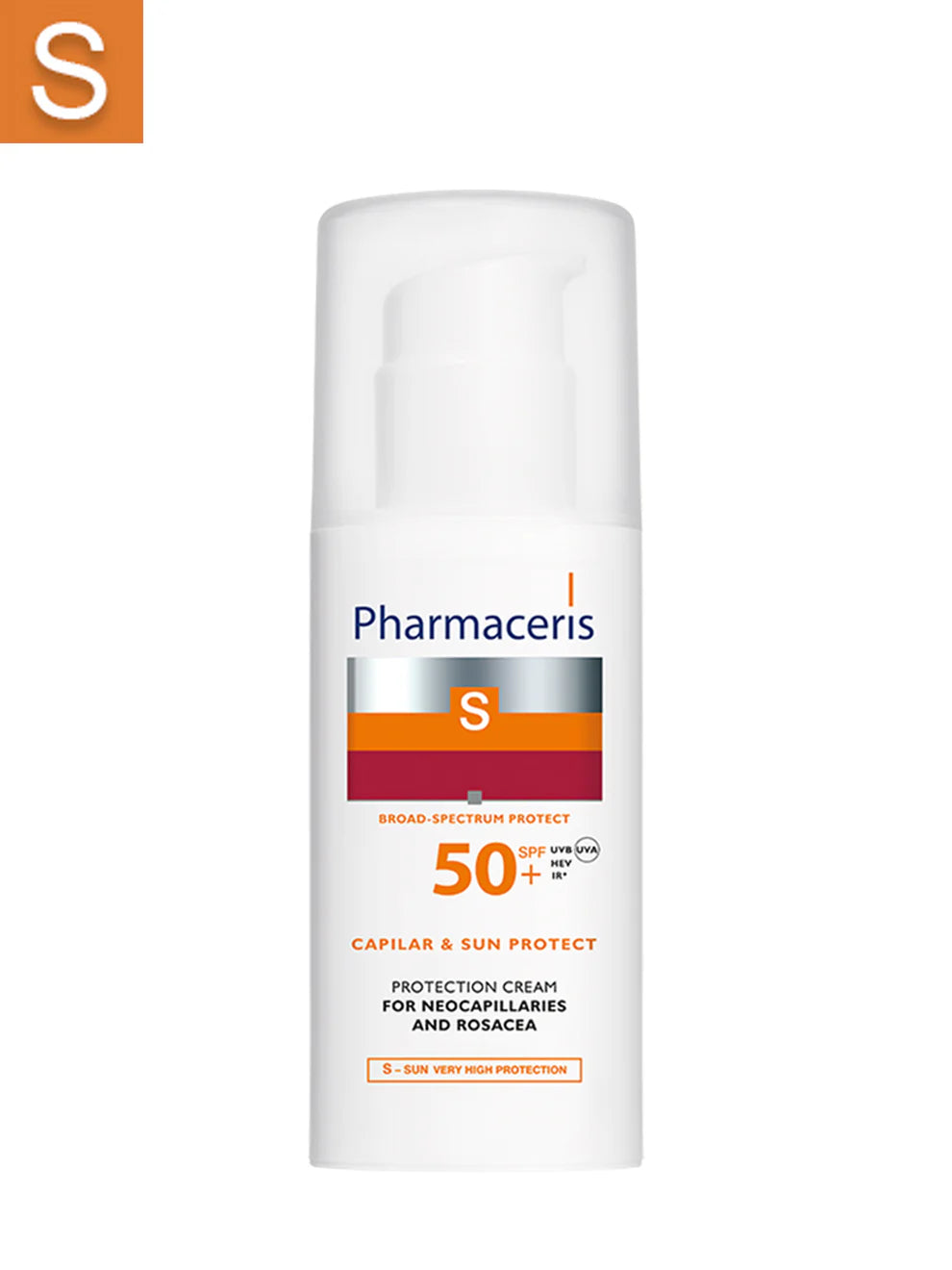 Pharmaceris S sunscreen for rosacea skin
