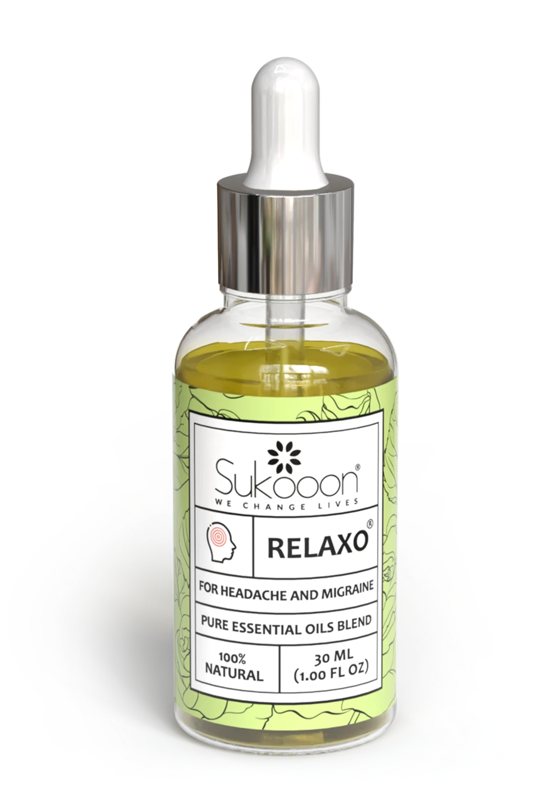 Relaxo oil for headache and stress relief
