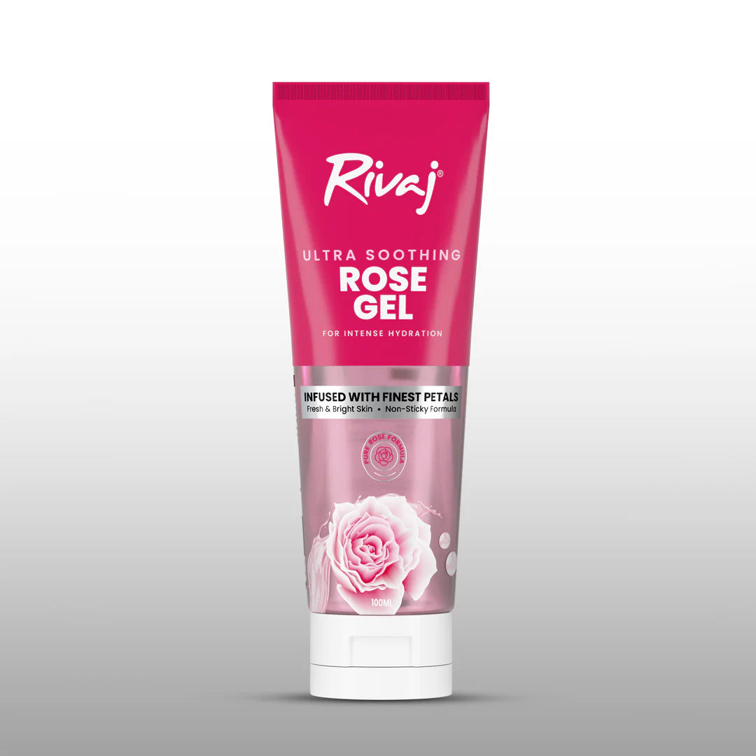 Rivaj hydrating rose gel texture close view
