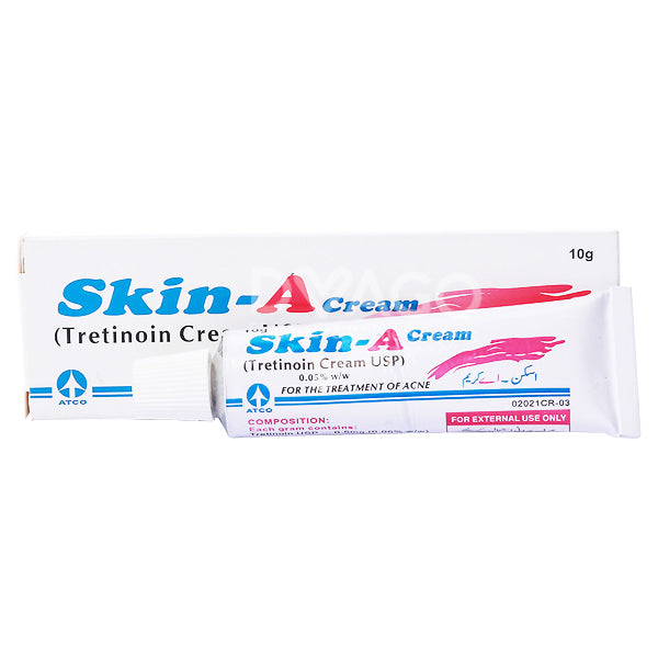 Skin-A Cream 10g with tretinoin