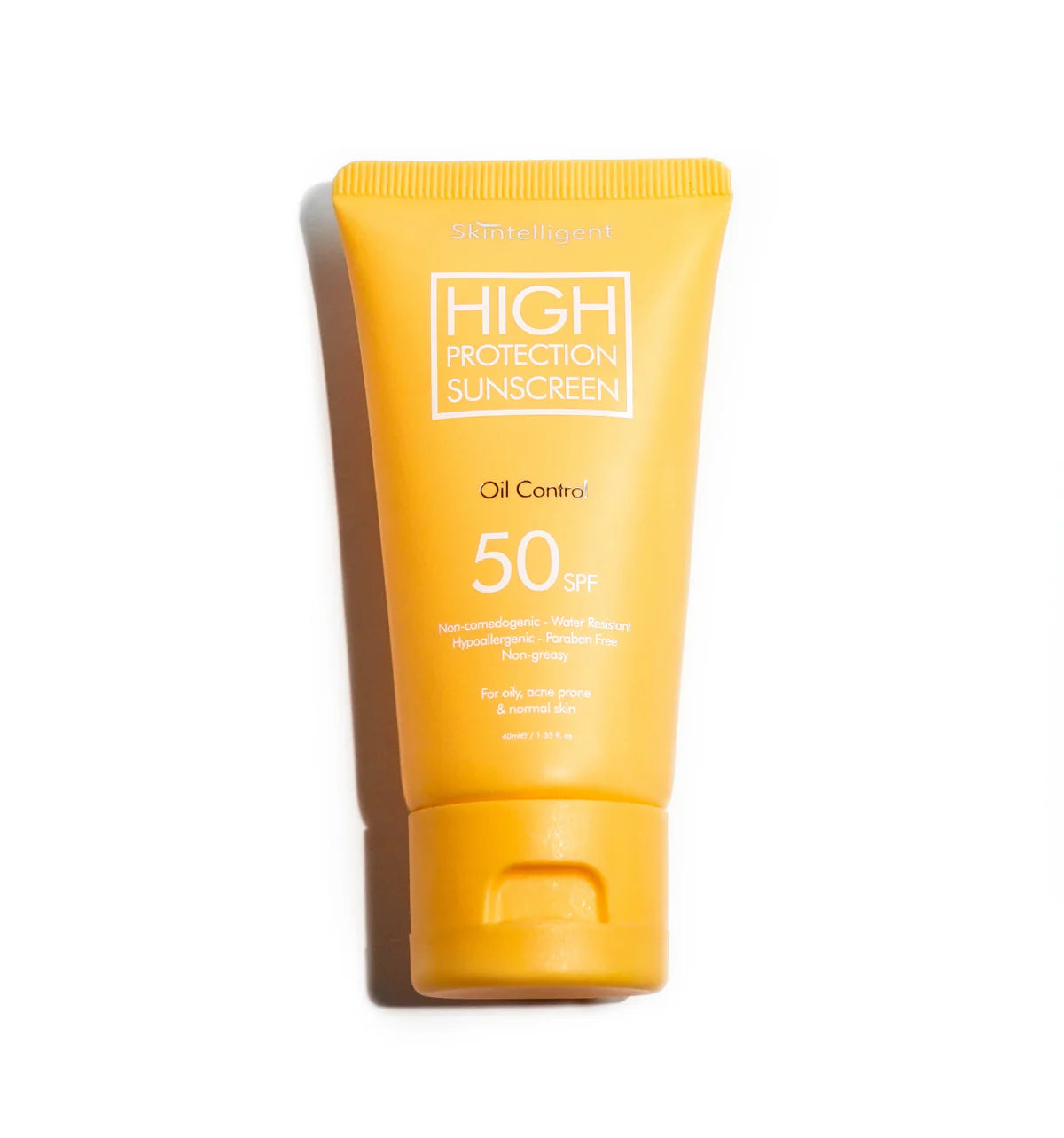 SPF 50 matte finish sunscreen Skintelligent