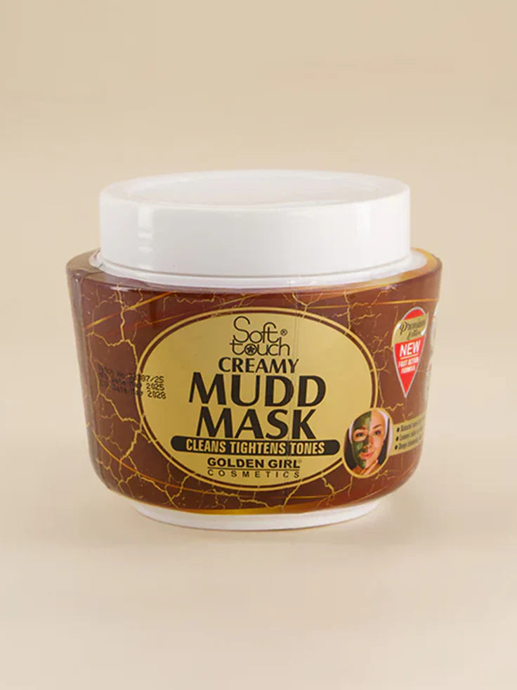 Soft Touch deep cleansing mud mask packaging

