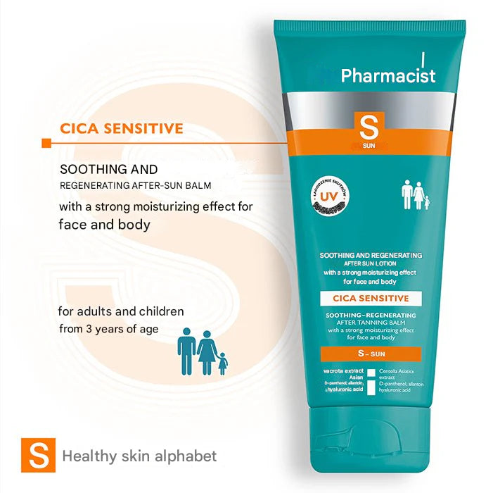 Moisturizing after sun skin recovery balm
