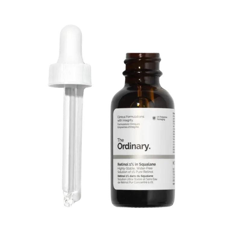 “The Ordinary Retinol in Squalane bottle for fine lines Pakistan”