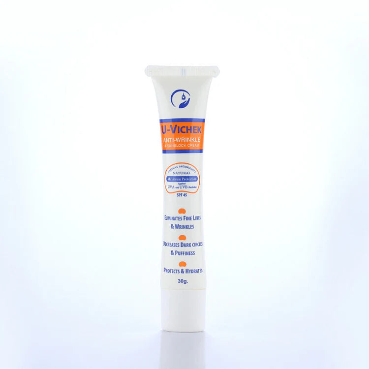 U-Vichek SPF 45 sun protection cream Pakistan
