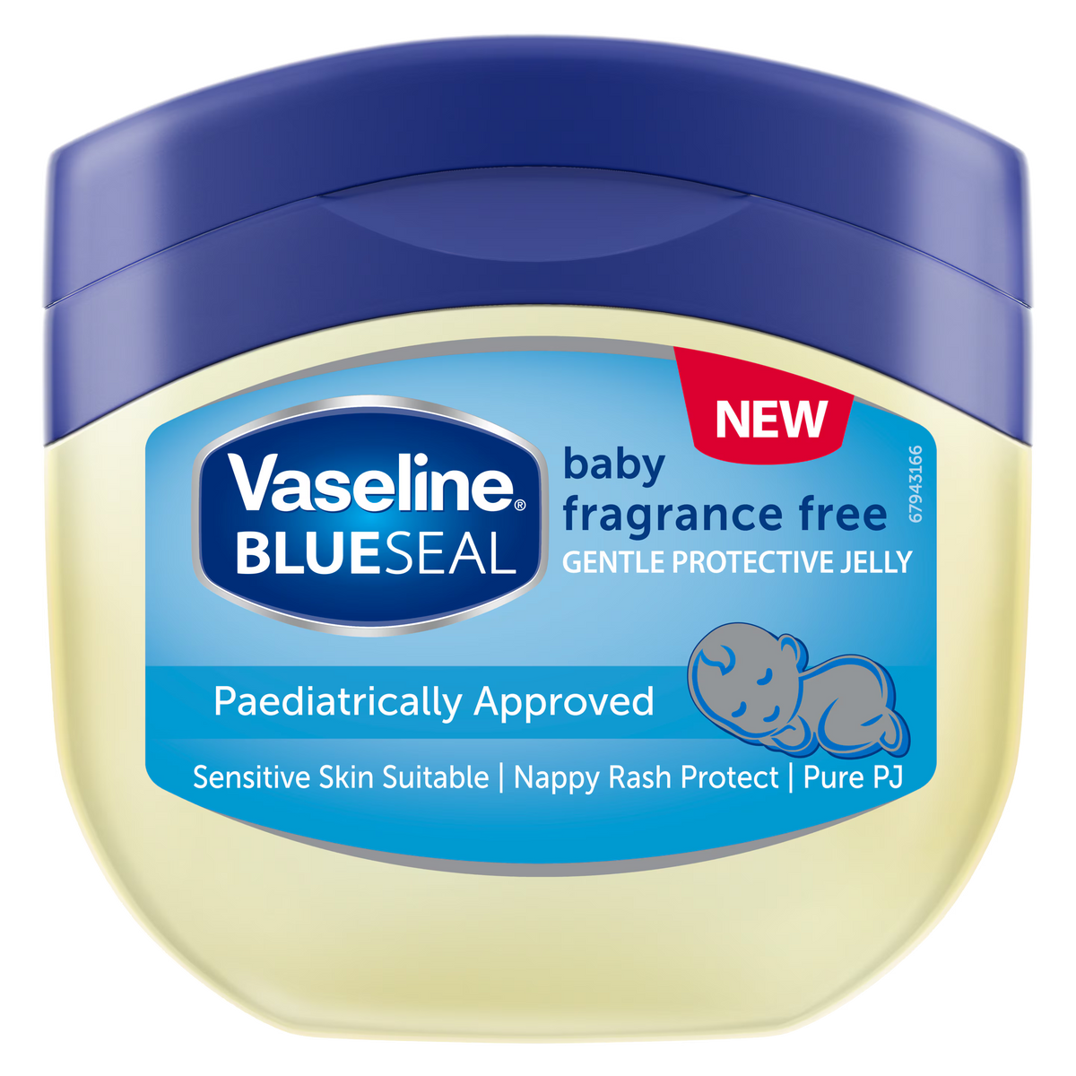 Vaseline Blueseal baby jelly texture
