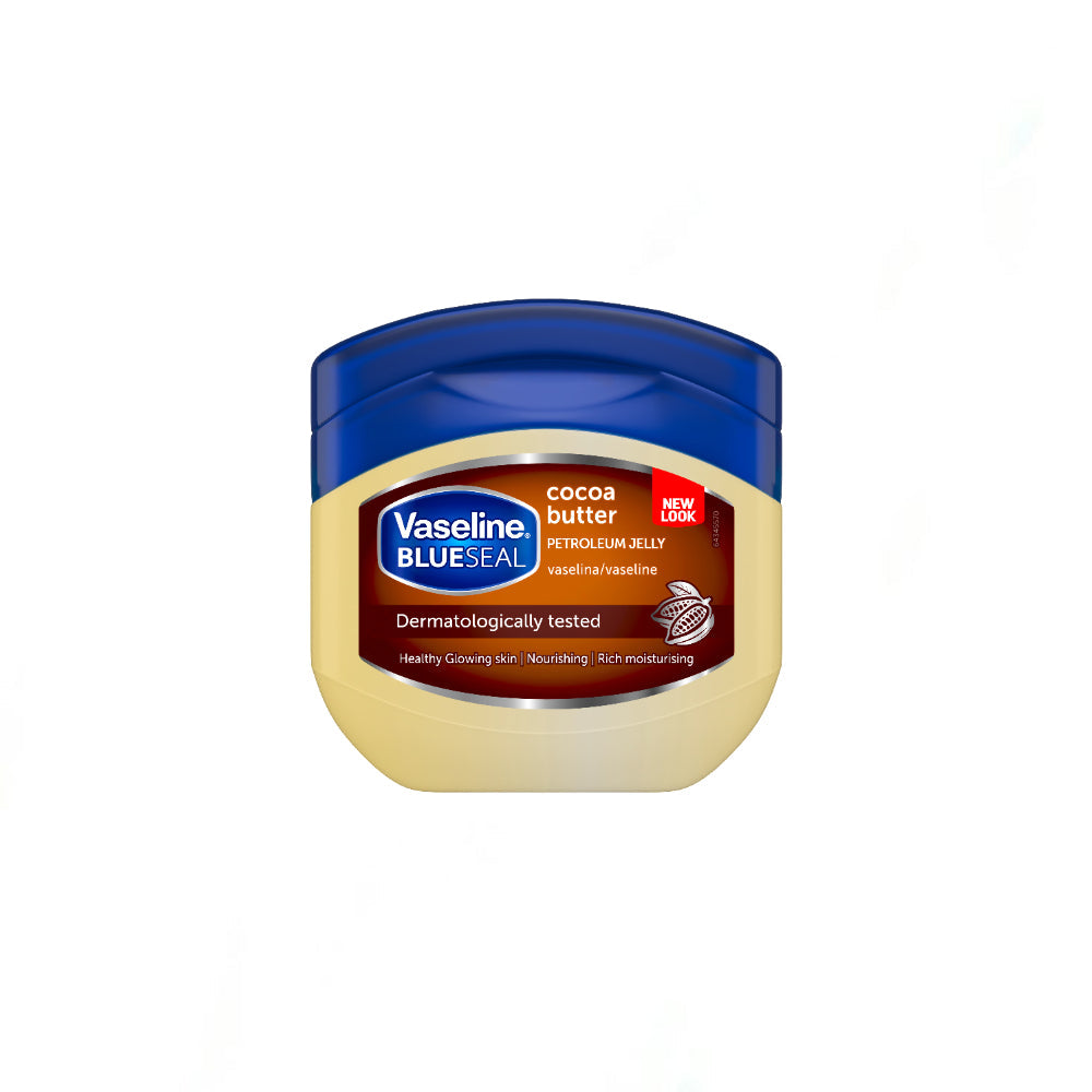 Vaseline Blueseal jelly texture on skin
