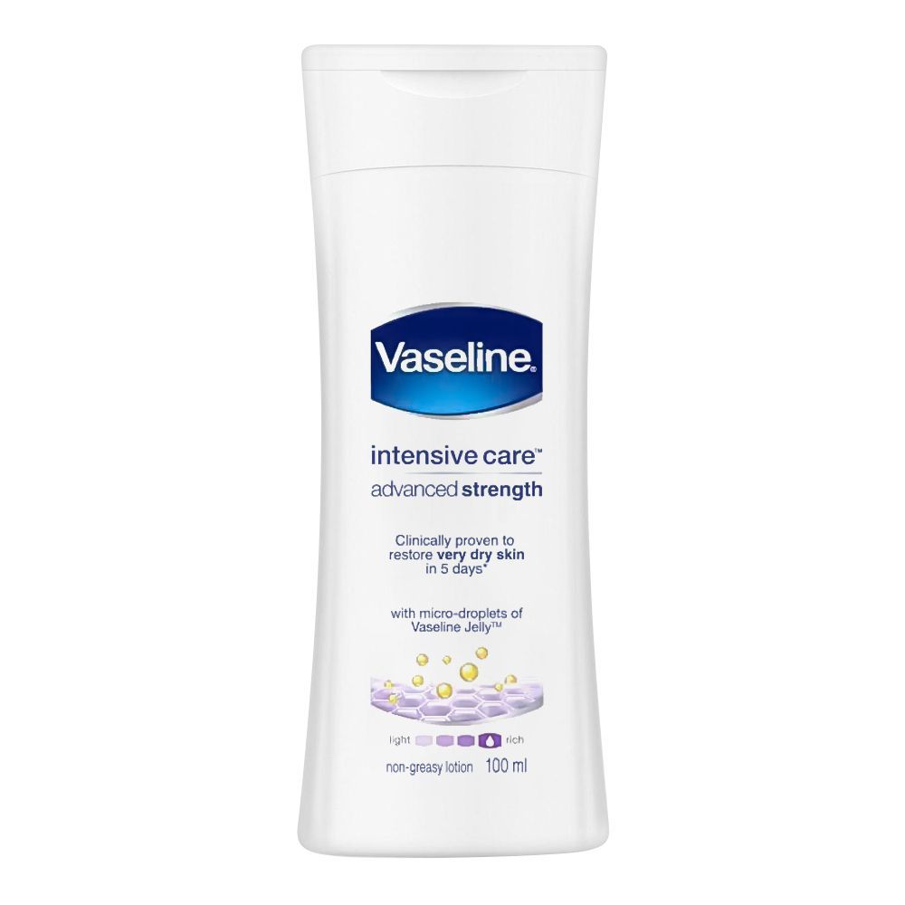 Vaseline advance strength lotion application
