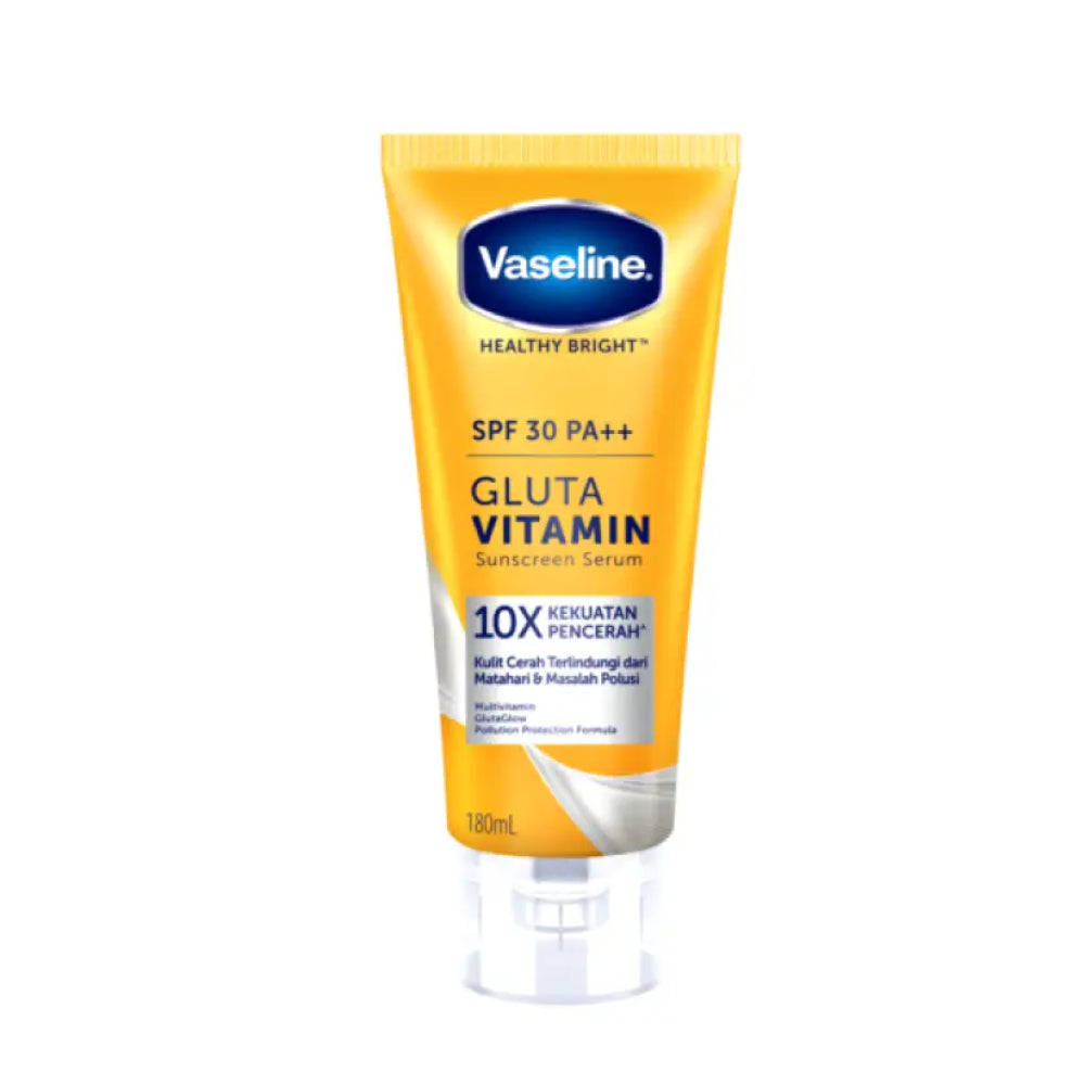 Vaseline sunscreen serum texture on skin

