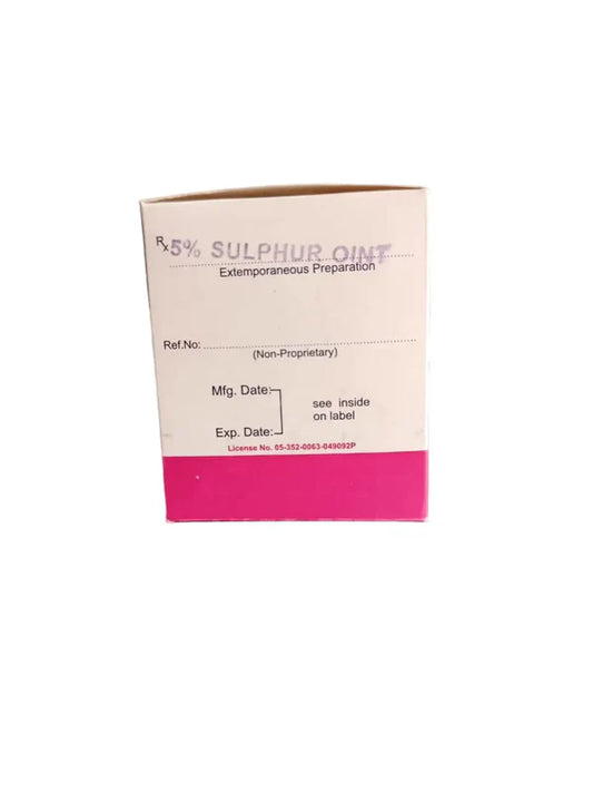 Sulfur Ointment 5% – Acne & Skin Infection Treatment
