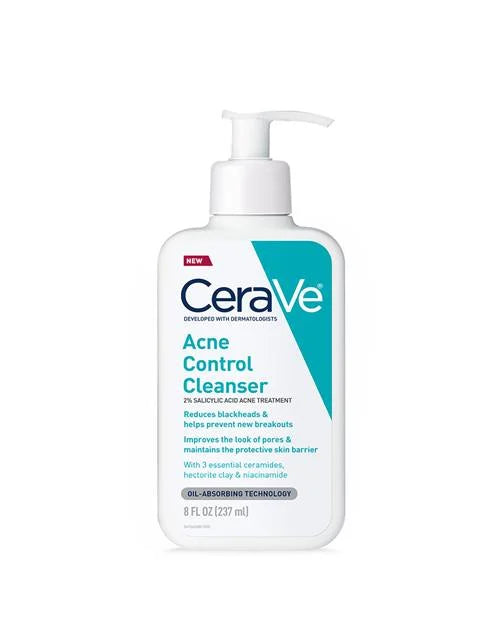 CeraVe Acne Control Cleanser 237ml with 2% salicylic acid
