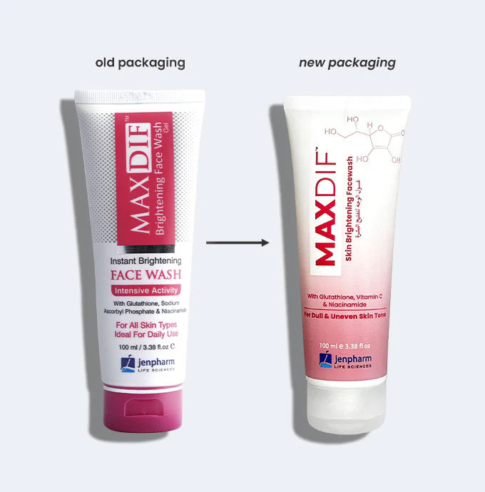 Maxdif Facewash – Skin Brightening & Dark Spot Reduction - Medoinn