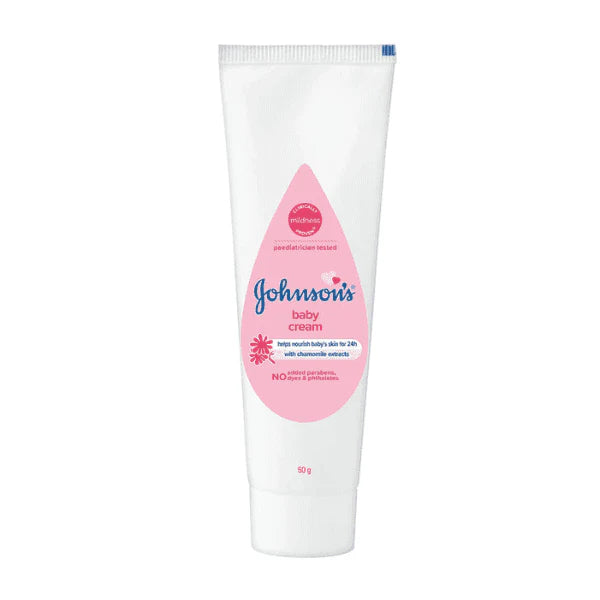 johnsons baby pink cream gentle baby skincare product
