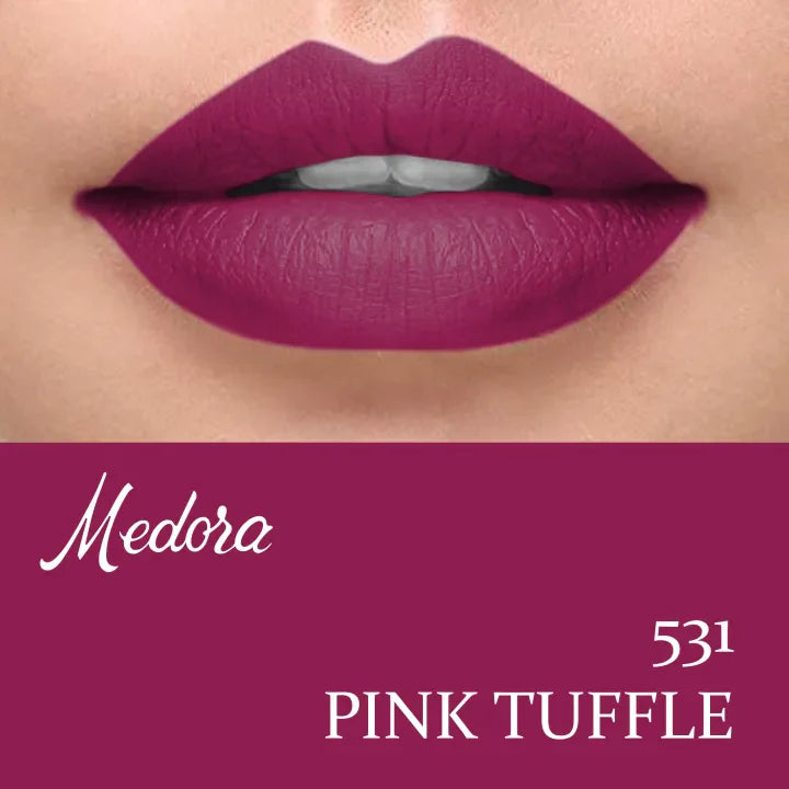 Medora Matte-531 Pink Tuffle Lipstick for Flawless Lips