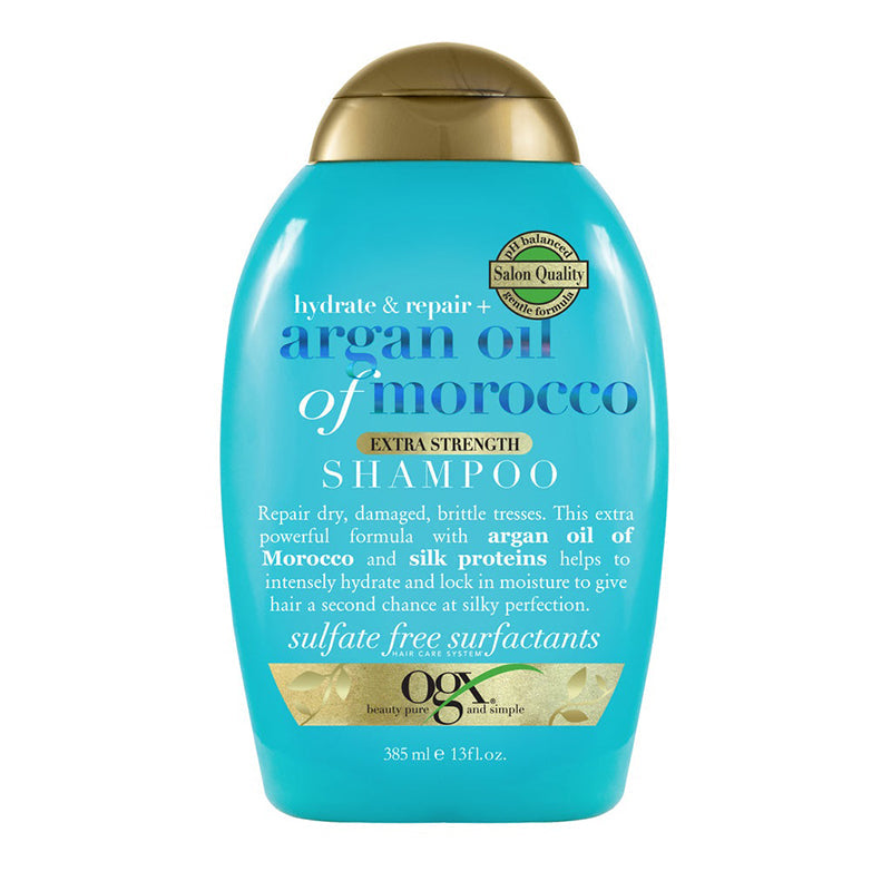 OGX Hydrate & Repair Argan Oil Shampoo 385ml — Soft Hair | Buy in Pakistan at Medoinn