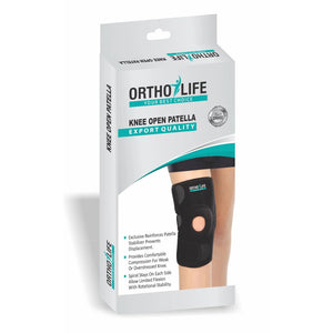 Ortholife Knee Open Patella product view | Medoinn Pakistan