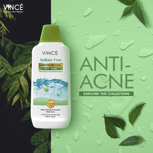 Vince body care anti acne shower gel available in Pakistan