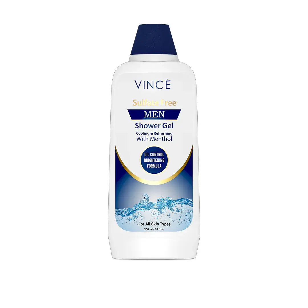 Vince Sulfate Free Men Shower Gel 300ml for daily body cleansing