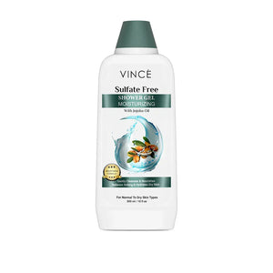 Vince Sulfate Free Moisturizing Shower Gel 300ml for body cleansing