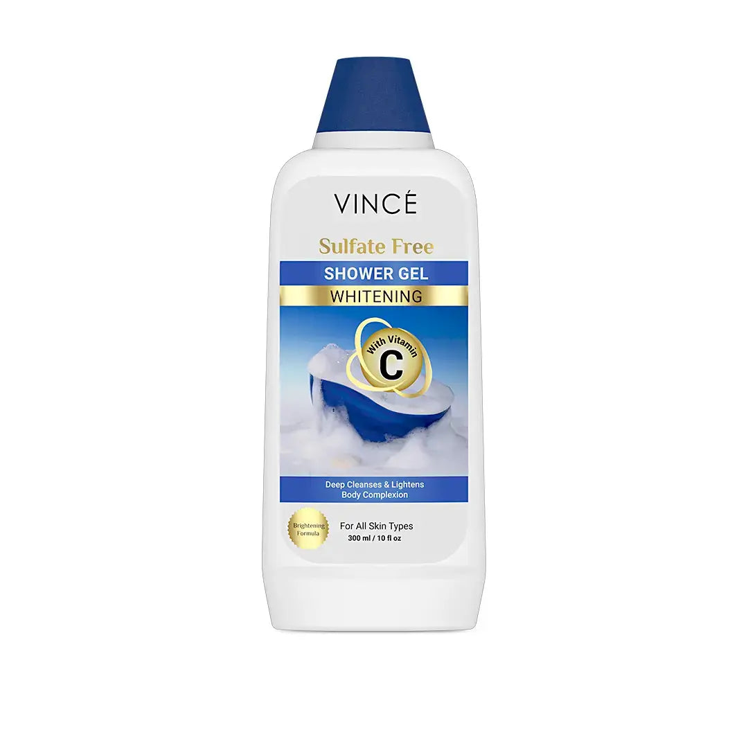 Vince Sulfate Free Whitening Shower Gel 300ml for body cleansing